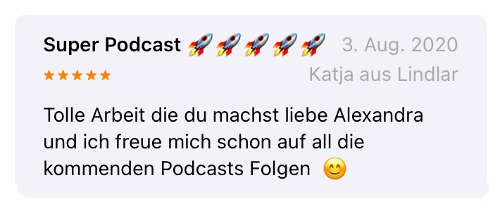 Podcast Kundenstimme 6 - Herzkanal Alexandras Sternstunde