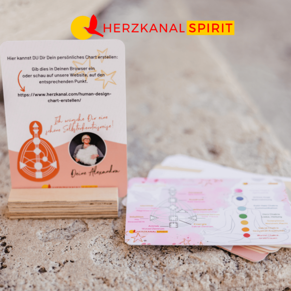 Kartenset „Magic Star“ | Die Profile und Zentren im Human Design | Studiendeck mit Block & Stift in der Lernbox – Bild 3