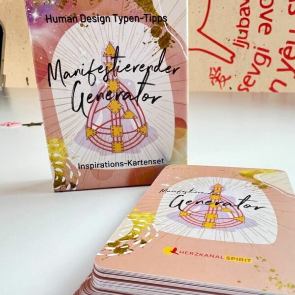 Human Design Typen-Tipps Manifestierender Generator • Inspirations-Kartenset