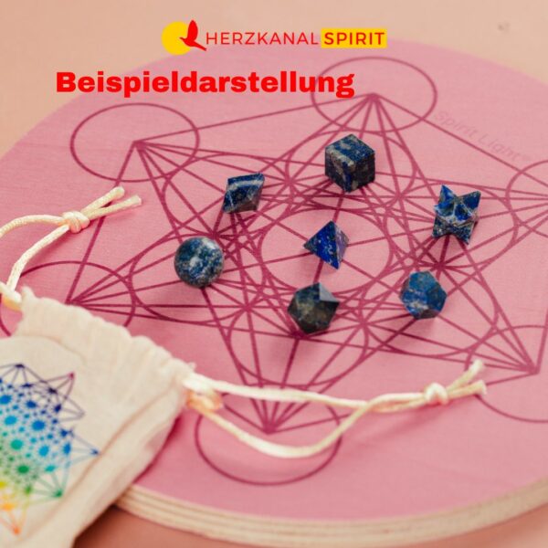 Holzplatte für Kristallgitter-Aufstellungen – Bild 3
