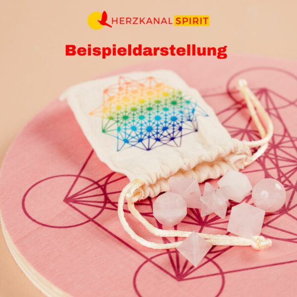 Holzplatte für Kristallgitter-Aufstellungen