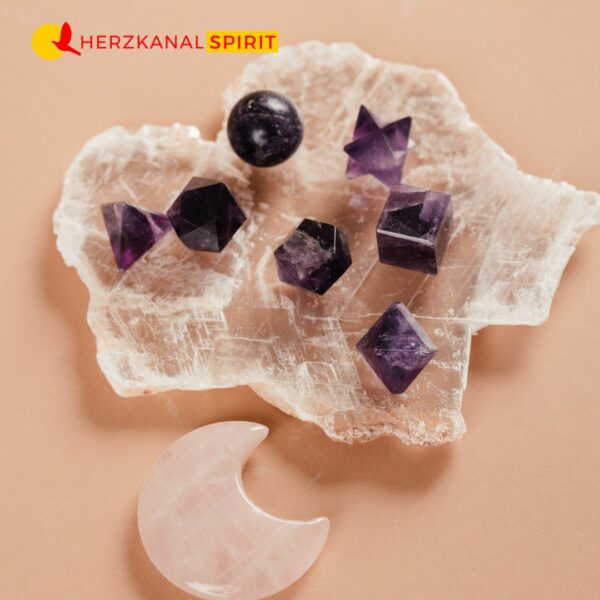 Dein Heiliges Geometrie-Set Amethyst Steine – Bild 4