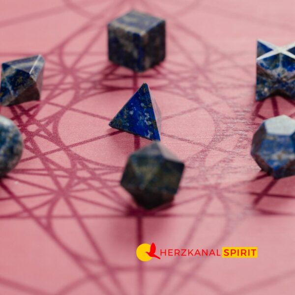 Dein Heiliges Geometrie-Set Lapislazuli Steine – Bild 5