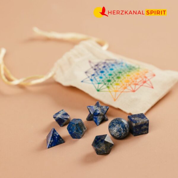Dein Heiliges Geometrie-Set Lapislazuli Steine – Bild 6