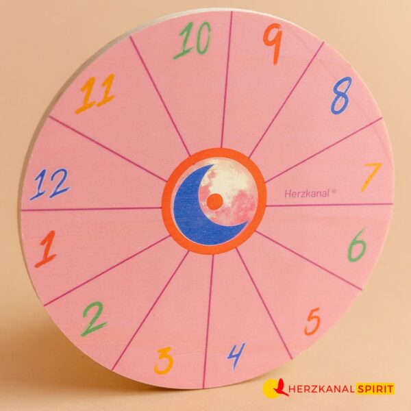 Astrologische Häuser-Platte aus Holz – Bild 4