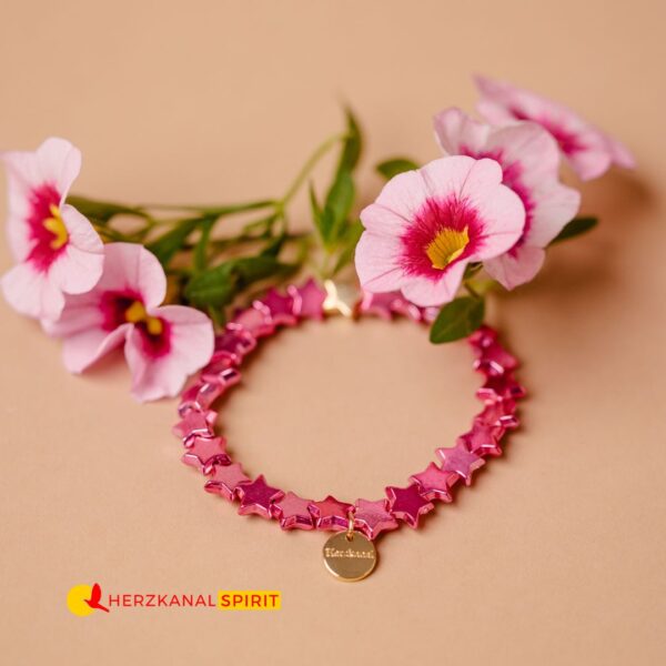 Seelenstern Armband – Farbe Pink – Bild 3