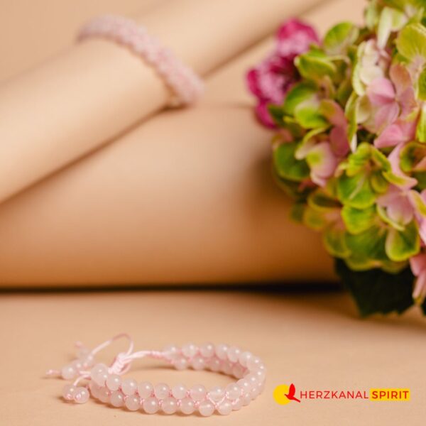 Rosenquarz Armband – Liebe, Herzöffnung & emotionale Harmonie – Bild 4