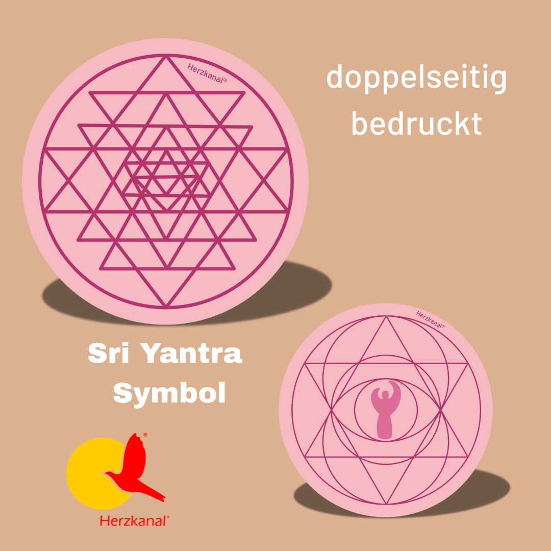 Sri-Yantra-Holzplatte